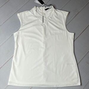 NWT - Tahari High Neck Tank Top - Size Medium